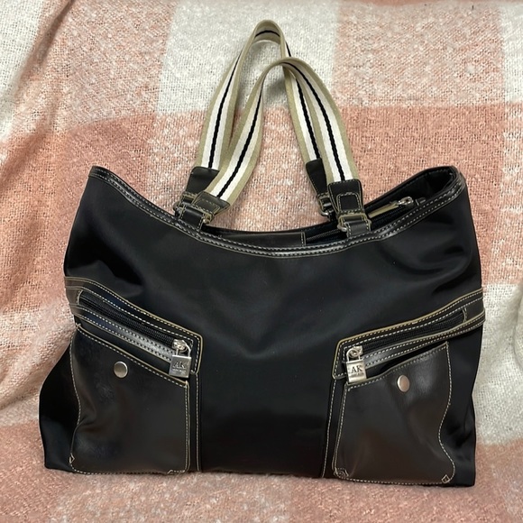 AK  Anne Klein Handbags - Large black Anne Klein handbag / purse, good condition!